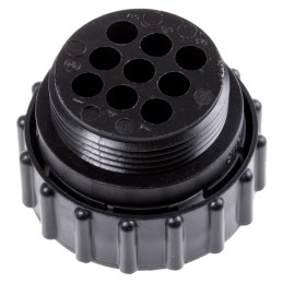 1 pcs - TE Connectivity Circular Connector, 9 Contacts, Cable Mount, Plug, Female, CPC Series 1 Series