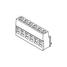 10 pcs : 39880-1203 - Fixed Terminal Blocks EURO TERM BLOCK 5.08 5.08MM 3 POS RT ANGL