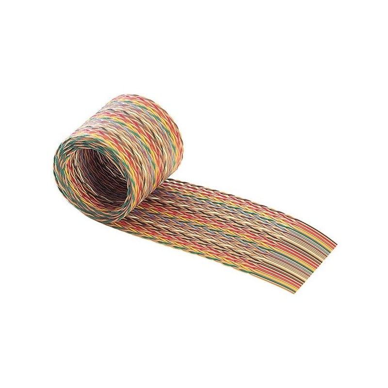 1 Reel of 30 M - HARTING Twisted Ribbon Cable, 16-Way, 1.27mm Pitch, 30m Length