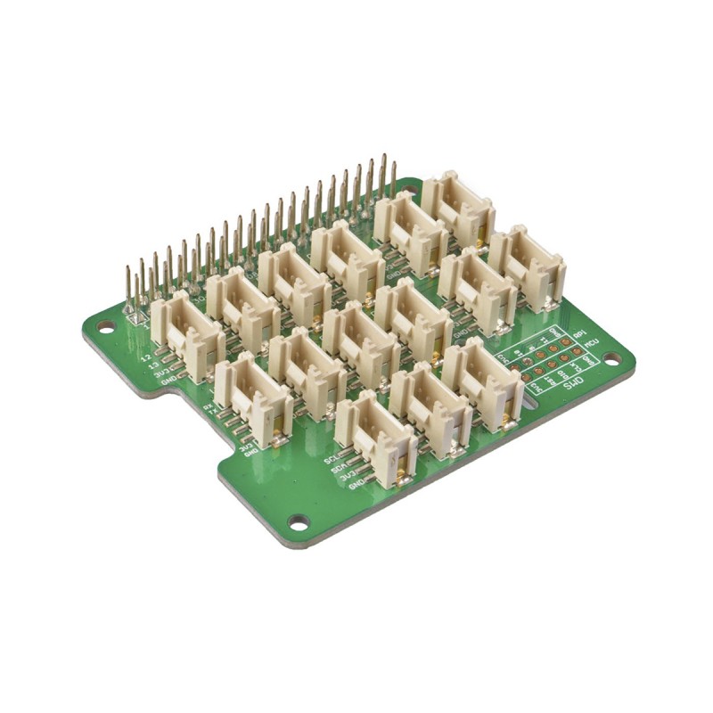 1 pcs - Seeed Studio Grove Base HAT with 13 Grove Module Connectors for Raspberry Pi