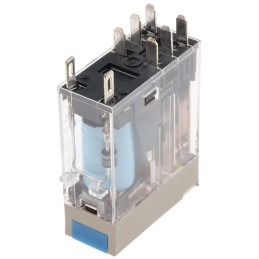 1 pcs - Omron PCB Mount Non-Latching Relay, 12V dc Coil, 5A Switching Current, DPDT