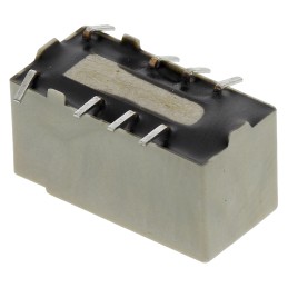 1 pcs - Panasonic DPDT Non-Latching Relay PCB Mount, 24V dc Coil, 2 A