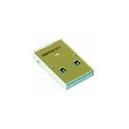 10 pcs : GSB416445CHR - USB Connectors USB3.1 A PLG SMT 2ugold+30u