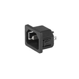 10 pcs : 6102.5220 - AC Power Entry Modules Inlet Class II w/o Gnd Snap-in