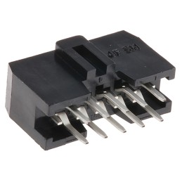 1 pcs - Hirose HIF3FB Series Straight Through Hole Mount PCB Socket, 10-Contact, 2-Row, 2.54mm Pitch, Solder Termination