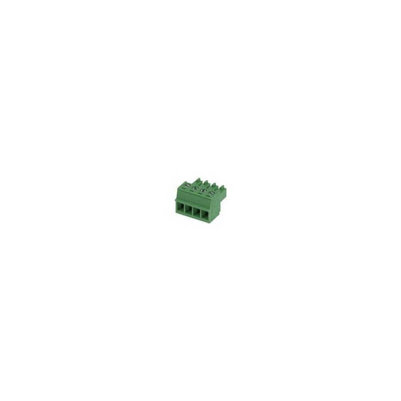 10 pcs : 39510-5004 - Pluggable Terminal Blocks 3.81MM EURO PLUG RA URO PLUG RA GRN 4CKT