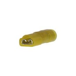 10 pcs : 19600-1304 - Terminals .187x.032' 16-22AWG YELLOW