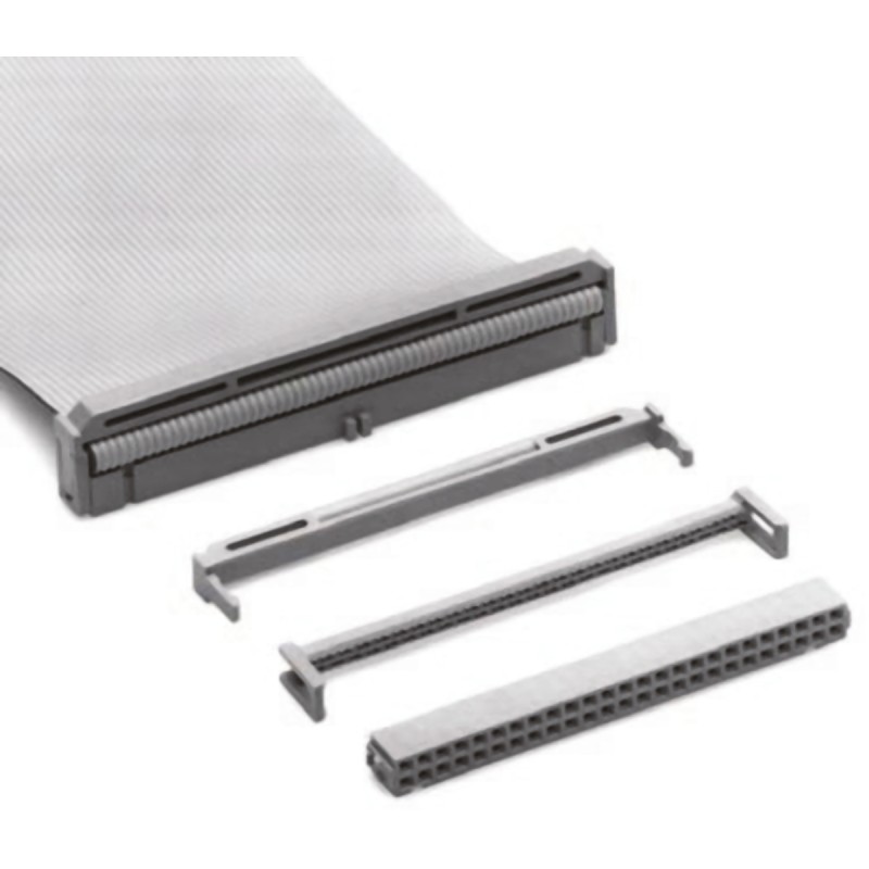 1 pcs - 3M 40-Way IDC Connector Socket for Cable Mount, 2-Row