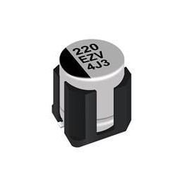 10 pcs : EEH-ZV1H121V - Aluminium Organic Polymer Capacitors SMD 50V 120uF 125degC 4000h Anti-V type AEC-Q200