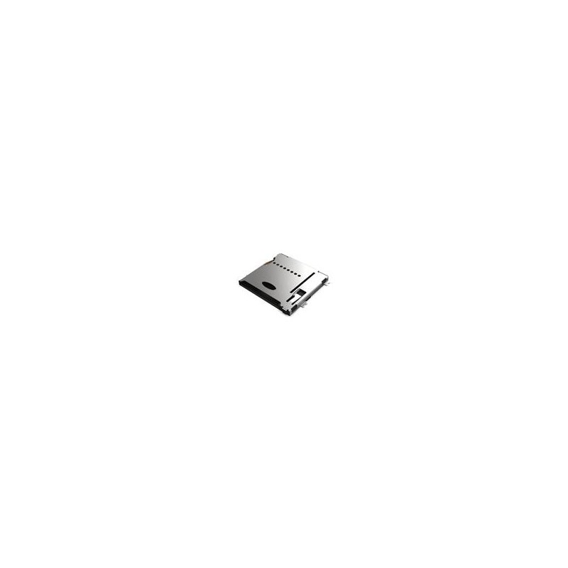 10 pcs : MEM2075-00-140-01-A - Memory Card Connectors Micro SD Push-Push, SMT, 1.40mm Profile, With Peg, Open Switch, T&R
