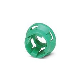 10 pcs : 1417782 - Circular Metric Connectors SACC-BP-F-FIX/ NUT-BL-THR BLUE