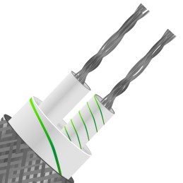 1 pcs - RS PRO Type K Thermocouple Wire, 50m, Glass Fibre Insulation, +350°C Max, 7/0.2mm