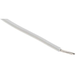 1 Reel of 305 M - RS PRO White 1.32 mm² Hook Up Wire, 16 AWG, 1C, 305m, PVC Insulation