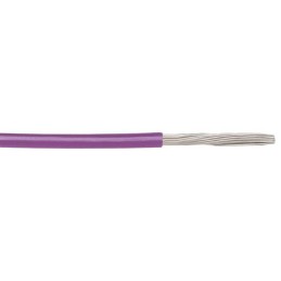 1 Reel of 305 M - Alpha Wire EcoWire Series Purple 1.3 mm² Hook Up Wire, 16 AWG, 26/0.25 mm, 305m, MPPE Insulation
