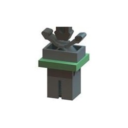 10 pcs : DL-1X - Racks & Rack Cabinet Accessories Door Latch,Black,.315 inX.28 in Sq Hole, Door Latch,Black