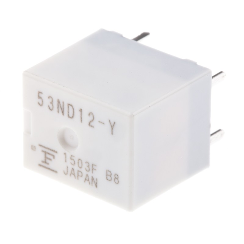 1 pcs - Fujitsu PCB Mount Automotive Relay, 12V dc Coil Voltage, 30A Switching Current, SPST