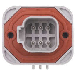 1 pcs - Deutsch, DT13 Automotive Connector 6 Way, Solder Termination