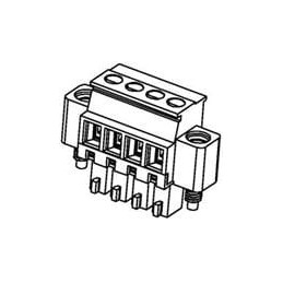 10 pcs : 39507-8004 - Pluggable Terminal Blocks 3.50MM EUROPLUG VERT ME FWE GRN 4CKT