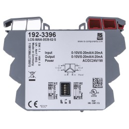 1 pcs - RS PRO Signal Conditioner, Current, Voltage Input, Current, Voltage Output, 24V ac/dc Supply