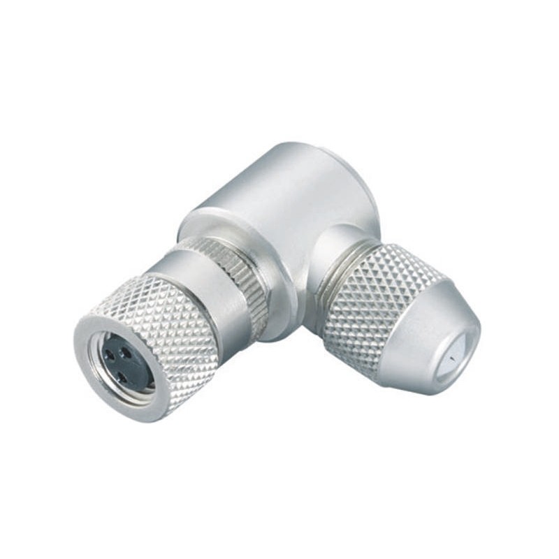 1 pcs - Binder Circular Connector, 4 Contacts, Cable Mount, M8 Connector, Plug, Female, IP67, 768 Series
