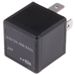 1 pcs - TE Connectivity Plug In Automotive Relay, 24V dc Coil Voltage, 40A Switching Current, SPDT