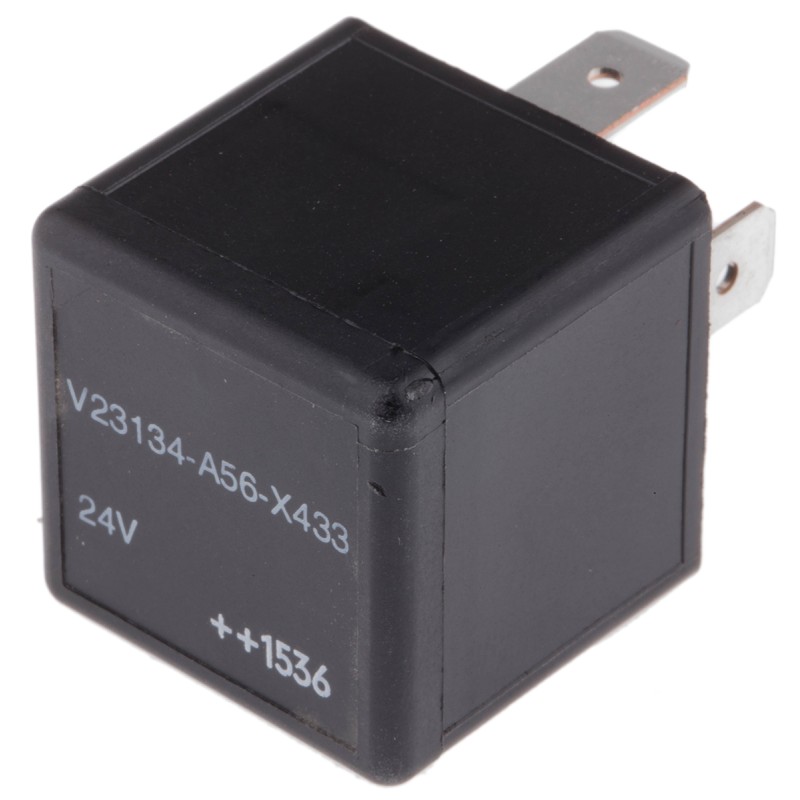1 pcs - TE Connectivity Plug In Automotive Relay, 24V dc Coil Voltage, 40A Switching Current, SPDT