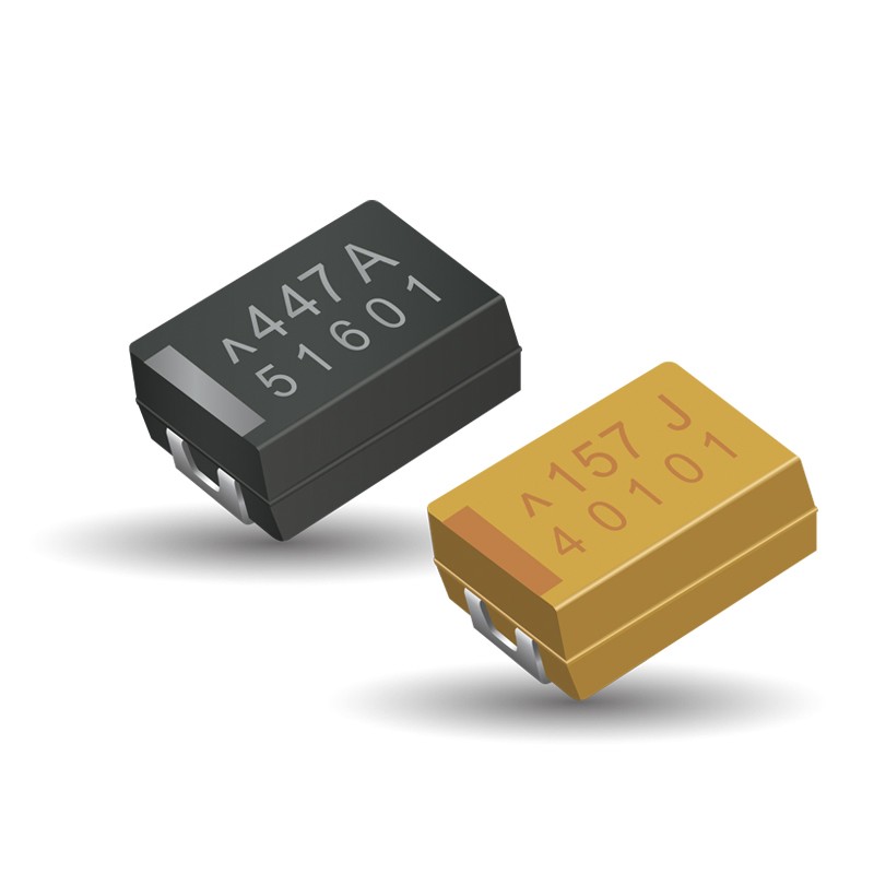 50 pcs - TCJA106M010R0200 KYOCERA AVX 10μF Surface Mount Polymer Capacitor, 10V dc