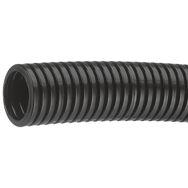1 Reel of 50 M - PMA Flexible Conduit, 25mm Nominal Diameter, Plastic, Black