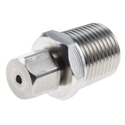 1 pcs - RS PRO In-Line Thermocouple Compression Fitting for Use with Thermocouple, 1/2 BSPT, 3mm Probe, RoHS Compliant Standard