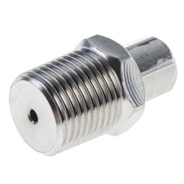 1 pcs - RS PRO In-Line Thermocouple Compression Fitting for Use with Thermocouple, 1/2 BSPT, 3mm Probe, RoHS Compliant Standard
