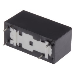 1 pcs - Omron PCB Mount Power Relay, 12V dc Coil, 12A Switching Current, SPST