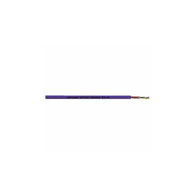 1 Reel of 50 M - Lapp UNITRONIC BUS IBS Data Cable, 0.22 mm², 1 mm², Screened, 50m, Purple PVC Sheath, 17 AWG