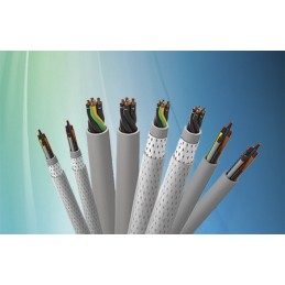 1 Reel of 50 M - Belden MachFlex Control Cable, 4 Cores, 1.5 mm², SY, Screened, 50m, Grey PVC Sheath