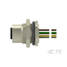 1 pcs - TE Connectivity Circular Connector, 8 Contacts, Rear Mount, M12 Connector, Socket, Female, IP67