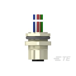 1 pcs - TE Connectivity Circular Connector, 8 Contacts, Rear Mount, M12 Connector, Socket, Female, IP67