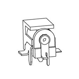 10 pcs : RASH712X - DC Power Connectors RA PWR JK HY.100 DIA