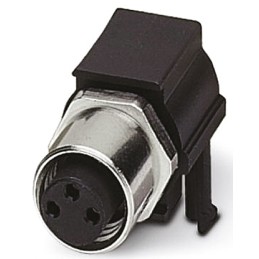 1 pcs - Phoenix Contact Circular Connector, 3 Contacts, Panel Mount, M8 Connector, Socket, Female, IP67, SACC Series