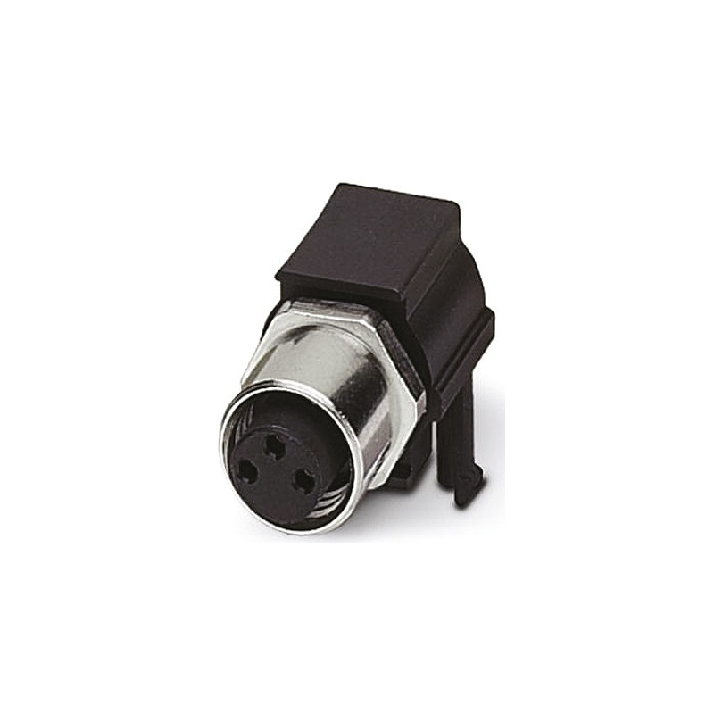 1 pcs - Phoenix Contact Circular Connector, 3 Contacts, Panel Mount, M8 Connector, Socket, Female, IP67, SACC Series