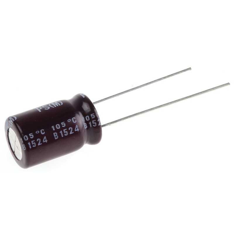 20 pcs - UPS2A470MPD Nichicon 47μF Aluminium Electrolytic Capacitor 100V dc, Radial, Through Hole - UPS2A470MPD