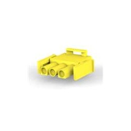 10 pcs : 1-480700-4 - Pin & Socket Connectors PLUG HOUSE 3 POS YELLOW UL94V-2