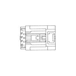 10 pcs : 7283974930 - Automotive Connectors CONN 6P GT 150+YESC KAIZEN BLK