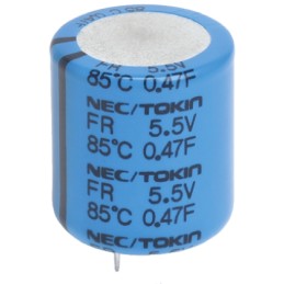 10 pcs - FR0H223ZF KEMET 22mF Supercapacitor -20 - +80% Tolerance, Supercap FR 5.5V dc, Through Hole