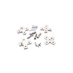 10 pcs : MF0045 - Enclosures, Boxes & Cases ABS Mounting Feet For Small RP Series