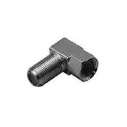 10 pcs : 25-7600 - RF Adapters - In Series ADAPTER F SERIES F(F)RT/ANGLE TO F(M)