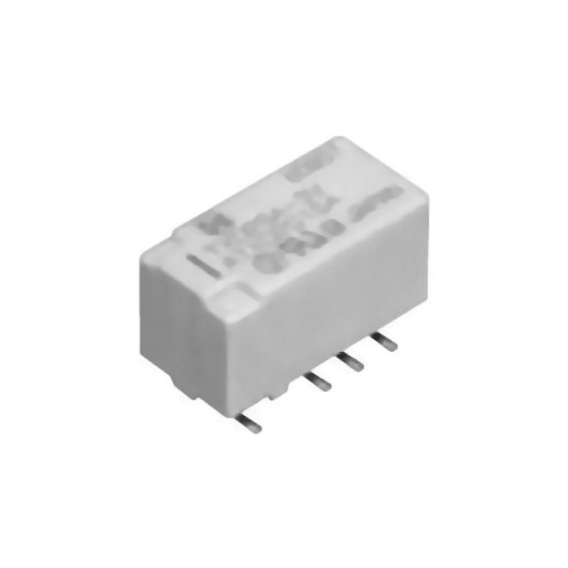 1 pcs - Panasonic Surface Mount Latching Signal Relay, 3V dc Coil, 2A Switching Current, DPDT