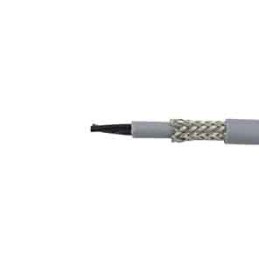 1 Reel of 50 M - Alpha Wire Control Cable, 9 Cores, 0.75 mm², CY, Screened, 50m, Grey PVC Sheath