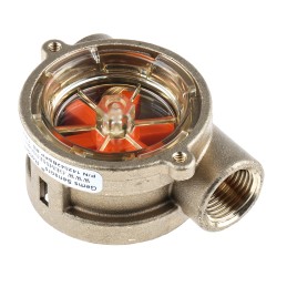 1 pcs - Gems Sensors RFI Series RotorFlow Flow Indicator for Liquid, 15 L/min Min, 75 L/min Max