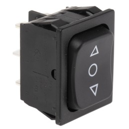 1 pcs - Marquardt DPDT, (On)-Off-(On) Rocker Switch Panel Mount