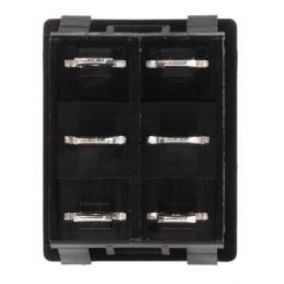 1 pcs - Marquardt DPDT, (On)-Off-(On) Rocker Switch Panel Mount