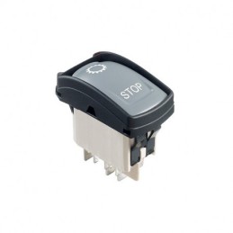 1 pcs - APEM SPDT, Latching Rocker Switch Panel Mount